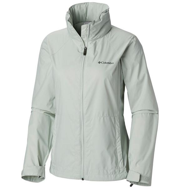 Columbia Switchback III Rain Jacket Green For Women's NZ59017 New Zealand